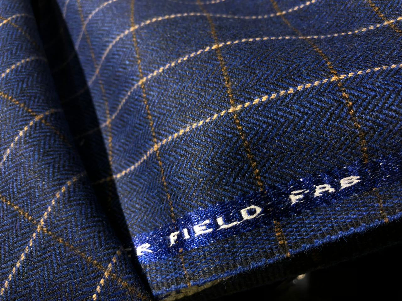 Suiting fabric made in Huddersfield ,England WOOL X TWEED  available in 3 colors teal, blue and navy[16873/74/75]