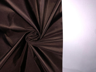 SILK TAFFETA FABRIC BROWN color 54" wide 32 momme TAF334(6)