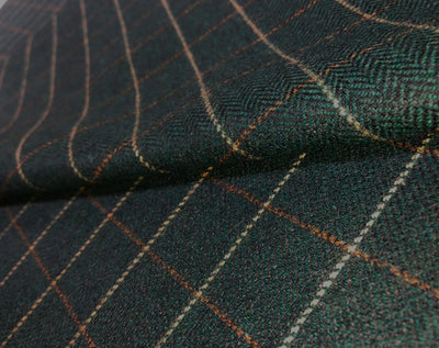 Suiting fabric made in Huddersfield ,England WOOL X TWEED  available in 3 colors teal, blue and navy[16873/74/75]