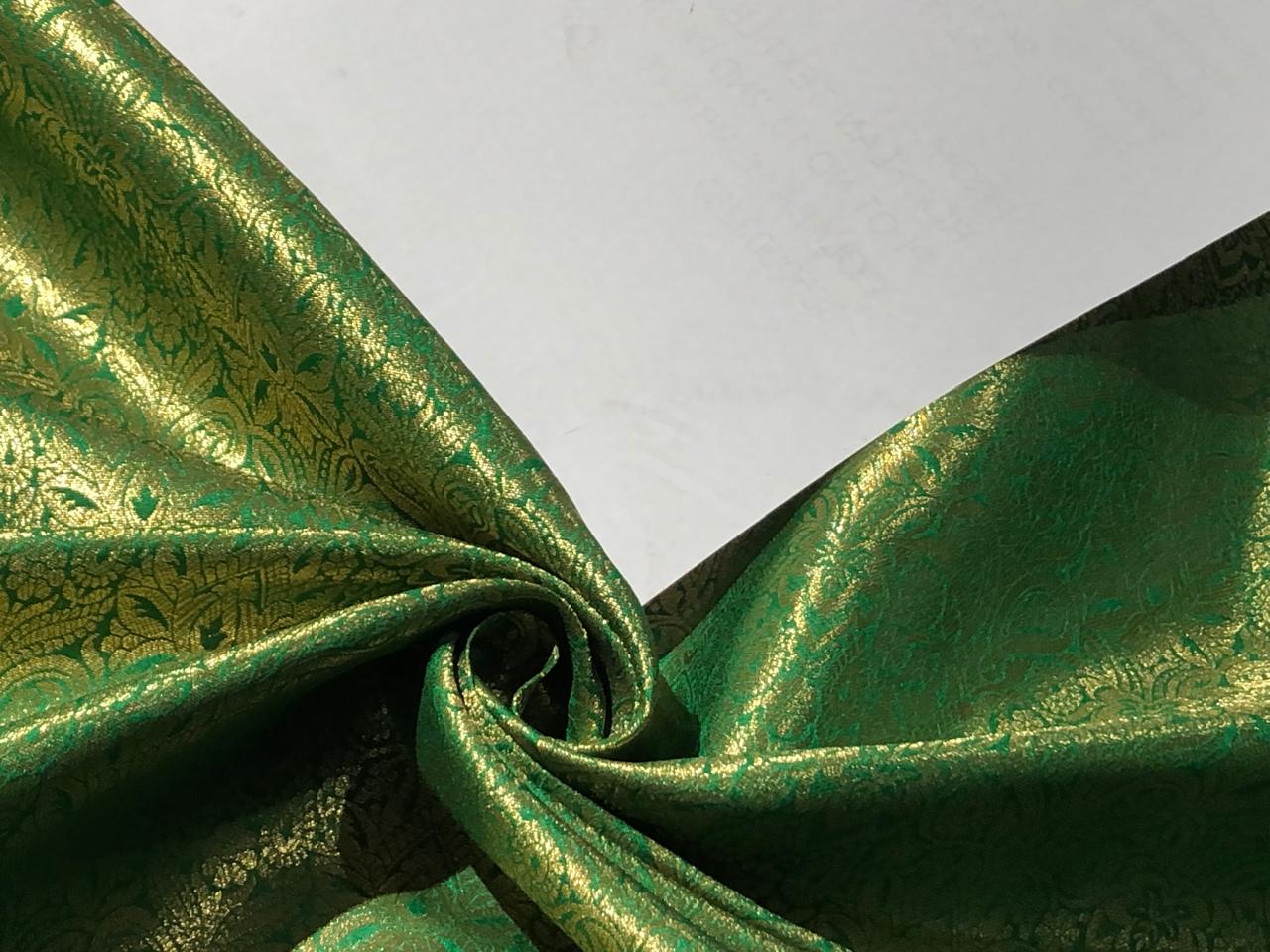 Silk Brocade fabric 44" wide INTRICATE JACQUARD available in 10 colors