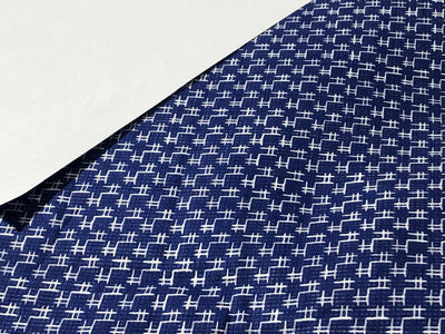 100% Cotton jacquard  Fabric 58" wide mill made available in 2 colors blue and denim blue