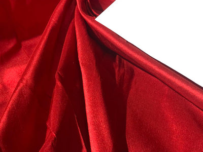 100% pure silk dupioni fabric CHRISTMAS/VALENTINE  RED  COLOR 54" WIDE DUP415