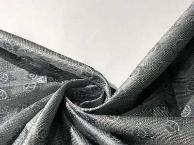 Brocade Fabric  Jacquard ROSES available in 2 colors TEA ROSE AND SILVER GREY BRO998[5/6]