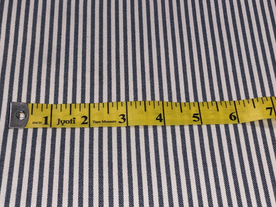 100% Cotton Denim  Fabric 58" wide available in ZIG ZAG DESIGN 3 COLORS white with black zigzag/white with navy zigzag and navy with white