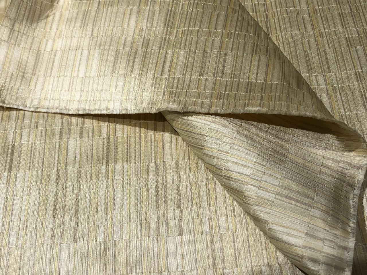 100% Silk Taffeta Jacquard Fabric shades of cream, beige and gold  jacquard  TAFJACNEW13[1]