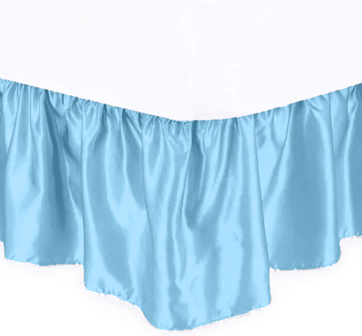 Pure Silk Satin Bed Skirt