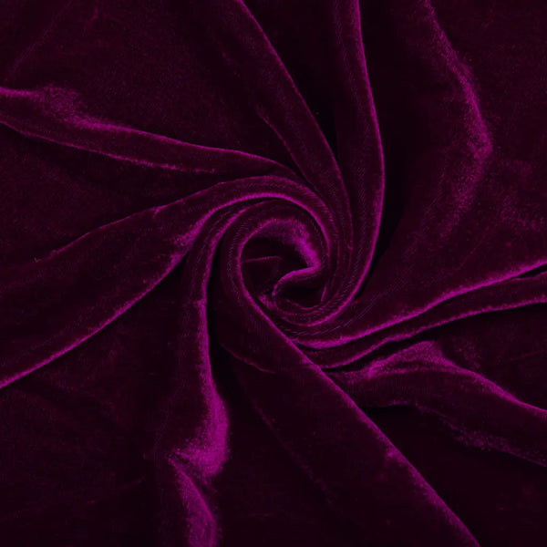 Silk blended velvet fabric 44