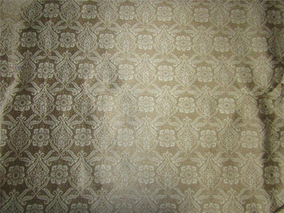 Brocade Fabric gold x silver color 44&quot;wide