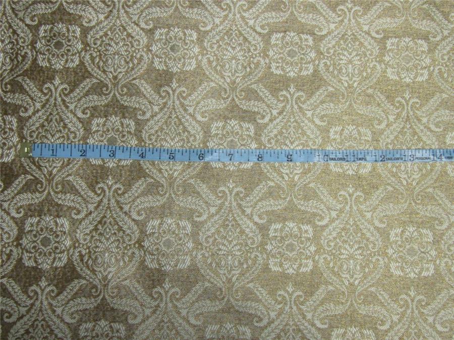 Brocade Fabric gold x silver color 44&quot;wide