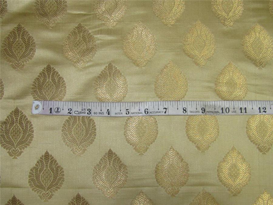 Brocade fabric gold x metallic gold color 44&quot; wide