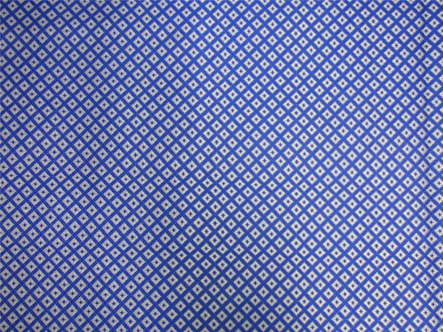 Brocade fabric blue and ivory color 44&quot; wide