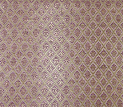 Brocade Fabric lavender x gold Color 44&quot;wide