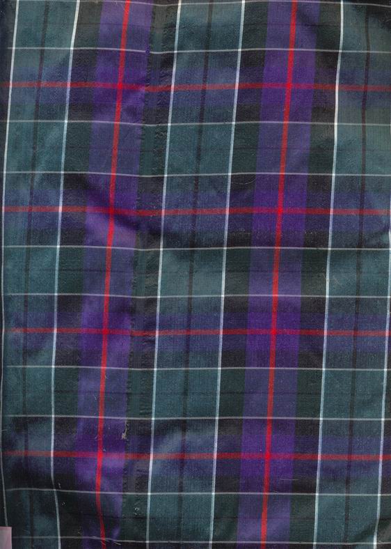 silk dupioni 54&quot;new scottish plaid DUPC13