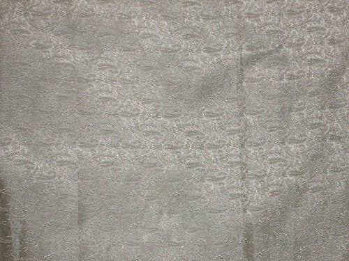 Silk Brocade~Width 44&quot; Ivory colour Paisley