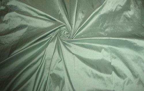 silk dupioni silk 54&quot; width -Sea Green colour