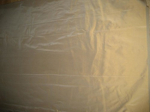 SILK TAFFETA FABRIC~Sand gold with icy blue shot TAF#54[1] 54&quot;