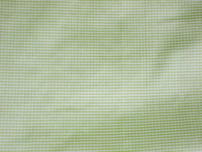 SILK TAFFETA FABRIC ~Apple Green &amp; cream color gorgeous small plaids 54&quot; wide TAFC4