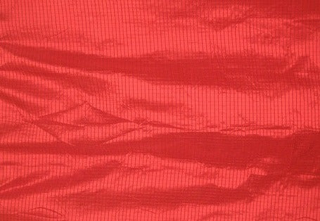 Silk Dupioni Christmas Red color plaids Fabric 44&quot; WIDE