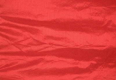 Silk Dupioni Christmas Red color plaids Fabric 44&quot; WIDE