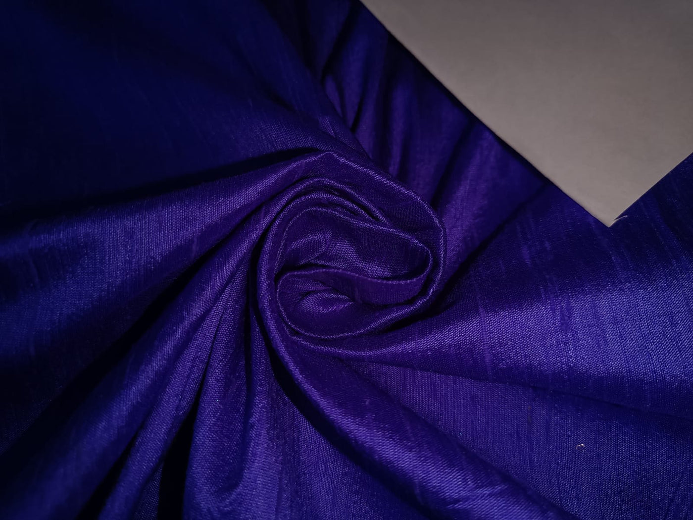 100% PURE SILK DUPIONI FABRIC PURPLE COLOUR 54" WIDE WITH SLUBS MM23[5]