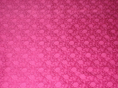 Silk Brocade fabric Pink