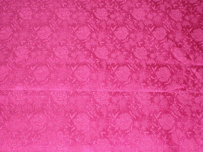 Silk Brocade fabric Pink