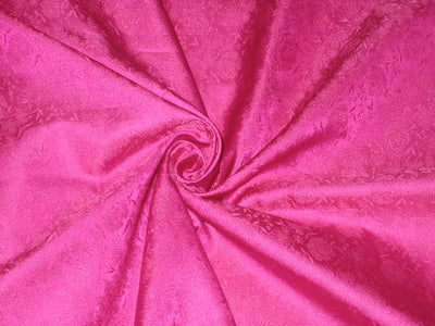 Silk Brocade fabric Pink