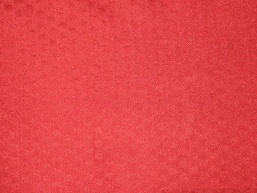 Pure SILK BROCADE FABRIC Medium Red Colour