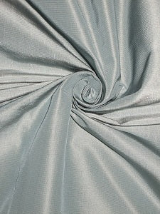 SILK Dupioni FABRIC 54&quot; Smoky Blue with Self stripes