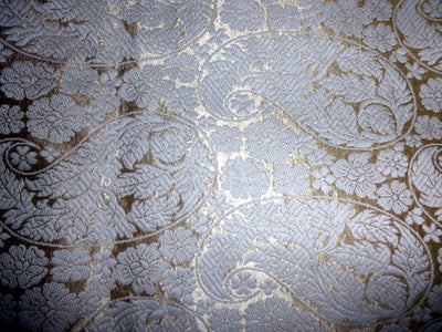 SILK Brocade gold and ivory Jacquard 44" wide BRO88[2]