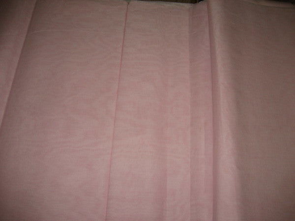 Baby Pink cotton organdy fabric 44&quot; medium finish