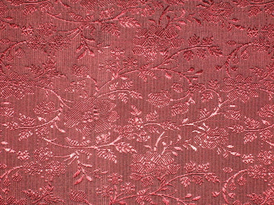 Silk Brocade Fabric Wine &amp; Black 44" wide BRO141[2]