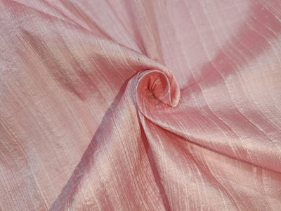 100% pure silk dupioni fabric PINK PEACH 54" with slubs MM96[1]