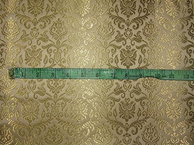 Silk Brocade Fabric Gold x Metallic Gold COLOR 44" WIDE BRO766B[1]