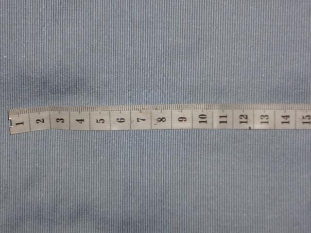 100% Silk dupioni fabric blue x ivory colour pin stripe 54" wide DUPS55[3]