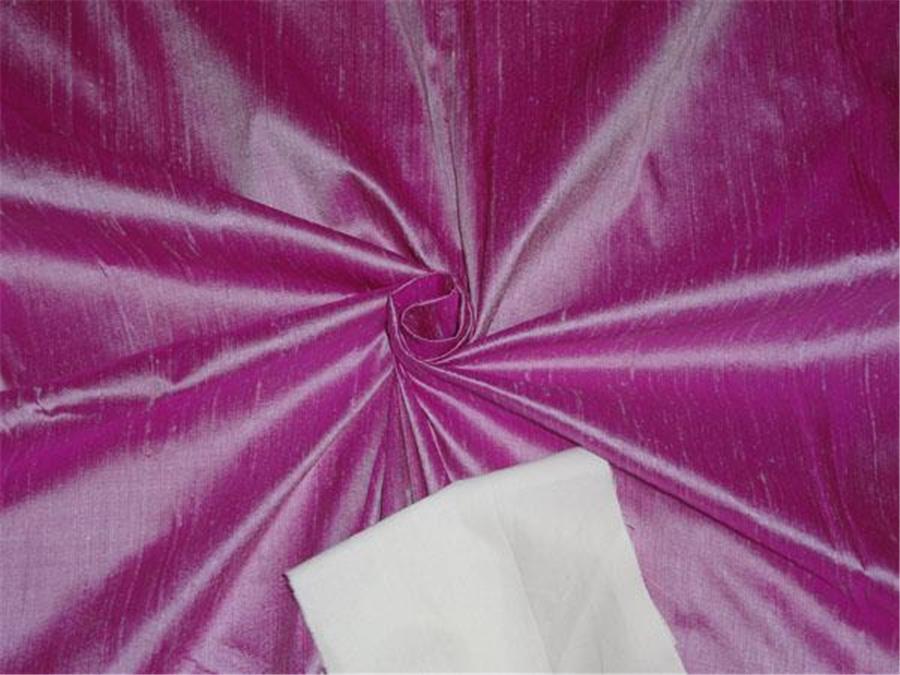 100% PURE SILK DUPION FABRIC PINK X LIGHT LAVENDER SHOT colour 54&quot; wide WITH SLUBS*MM63[1]