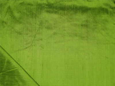 100% pure silk dupioni fabric leafy green colour 54&quot; wide with slubs*MM61[6]