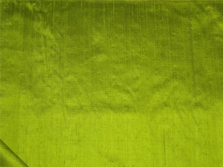 100% PURE SILK DUPIONIFABRIC PISTACHIO GREEN colour 54&quot; wide WITH SLUBS*