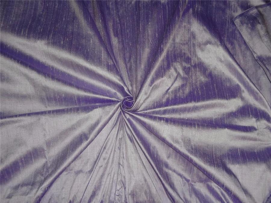 100% PURE SILK DUPION FABRIC PURPLE X IVORY SHOT col our 54&quot; wideWITH SLUBS* MM65[2]