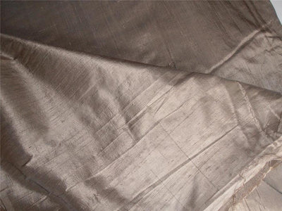 100% PURE SILK DUPION FABRIC SAND colour 54&quot; wide WITH SLUBS