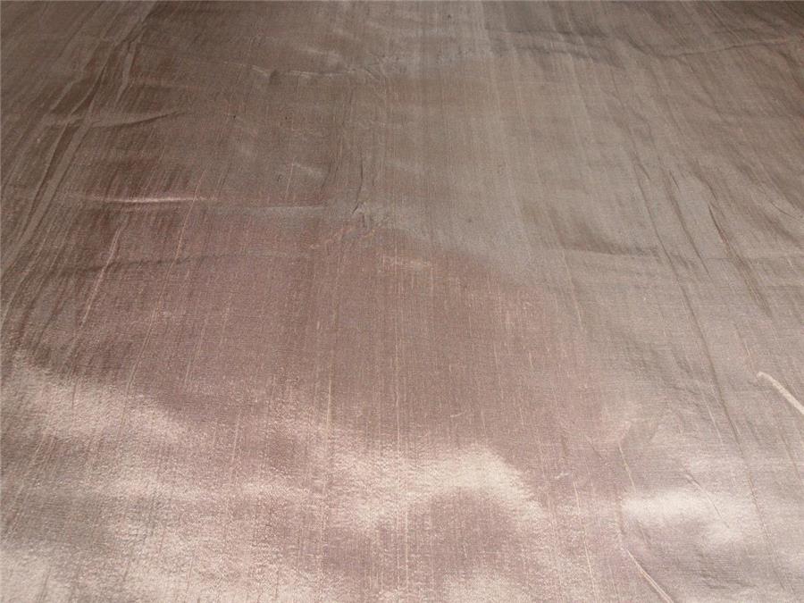 100% PURE SILK DUPION FABRIC SAND colour 54&quot; wide WITH SLUBS