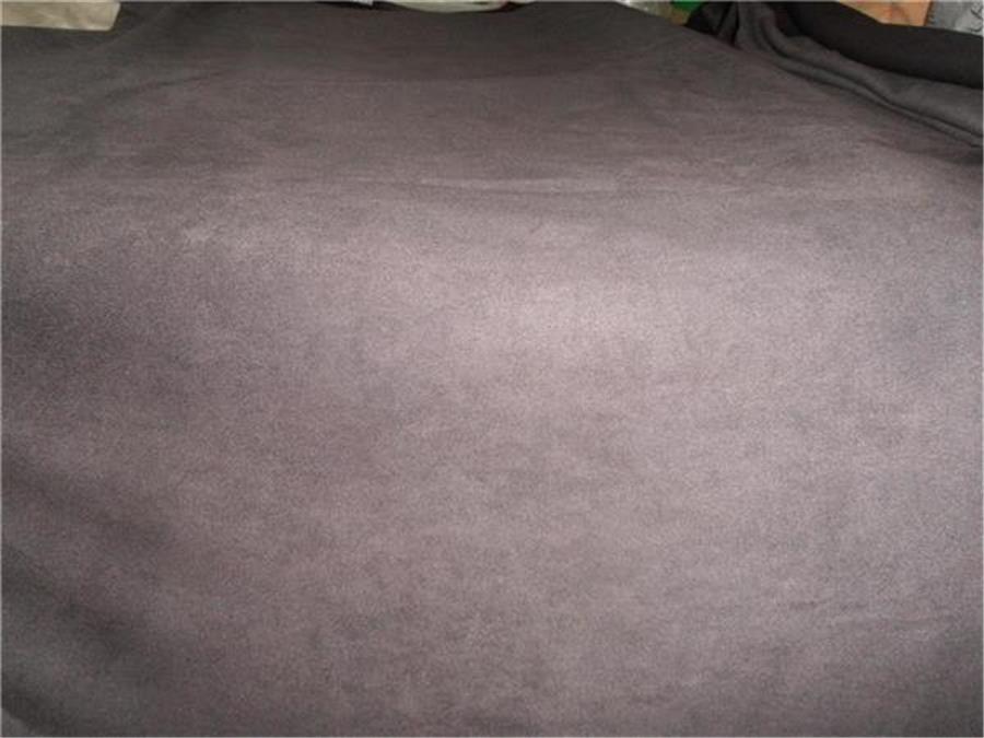 Charcoal Grey Color Scuba Suede Knit fashion wear fabric ~ 59&quot; wide[7856]