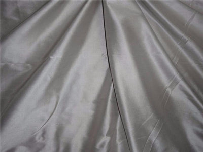 100% Pure SILK Dupion FABRIC silver colour 54&quot; wide DUP237[2]