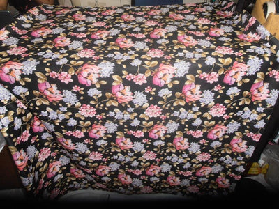 dark floral print Scuba Knit fabric 59&quot; wide- for fashion wear[8114]