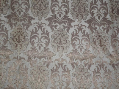 Brocade fabric cream x metallic gold color 44&quot;