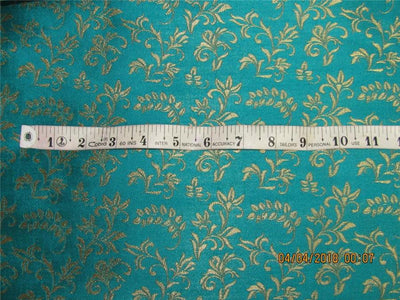 Reversible Brocade fabric green x gold 56&quot; BRO563[4]