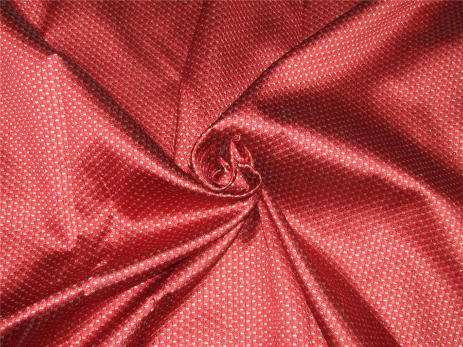 Brocade fabric red x metallic gold 44&quot;BRO594[6]