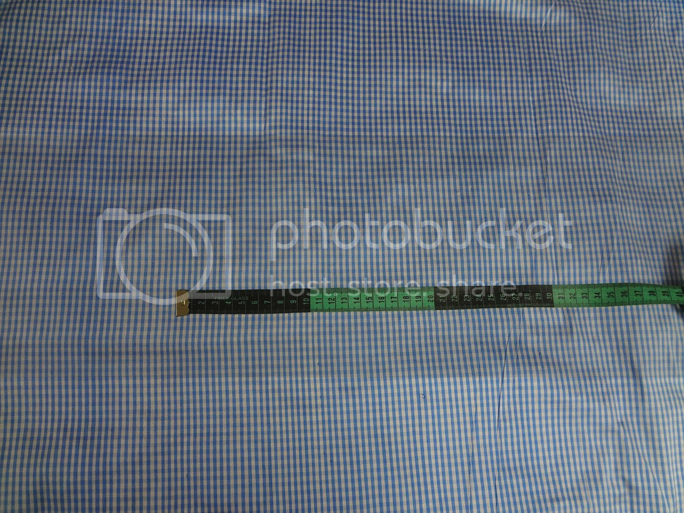 Silk Dupioni Cool Blue & Ivory Color plaids Fabric DUPC2[2]