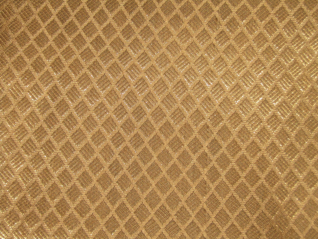 Silk Brocade fabric gold x metallic gold 44&quot;BRO749[2]