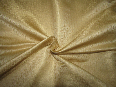 Brocade jacquard fabric gold x metallic gold 44&quot;WIDE